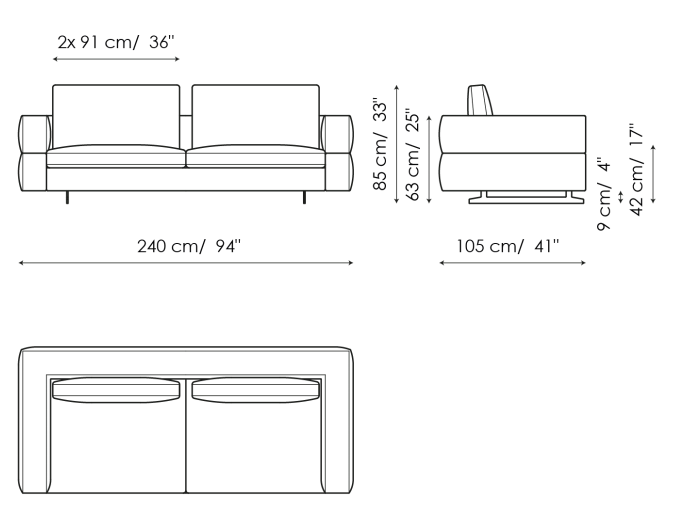 Bonaldo Ever More Sofa