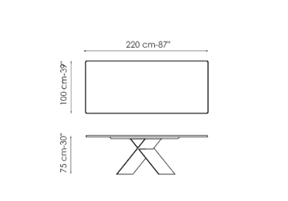 Bonaldo Ax Dining Table