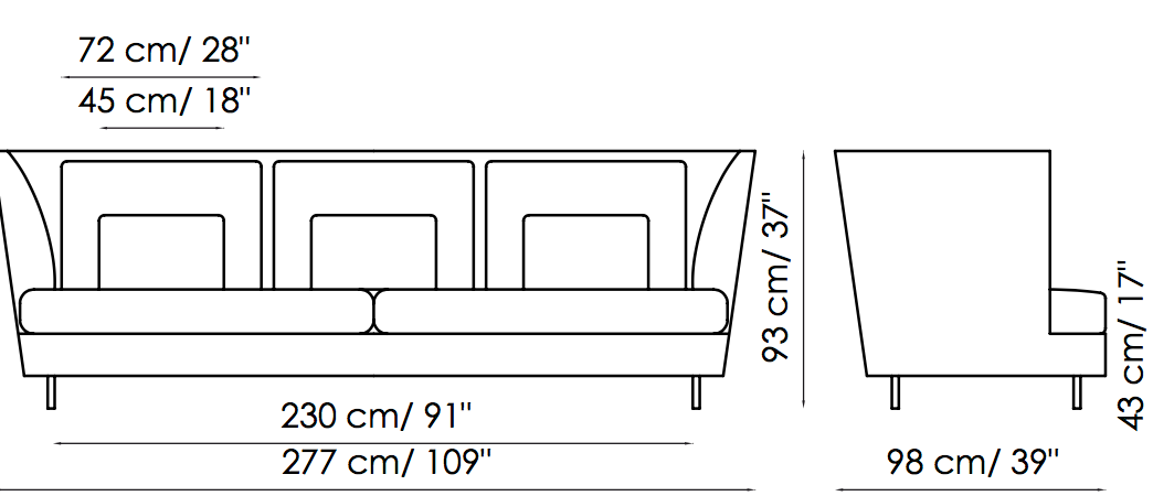 Bonaldo Lars Sofa