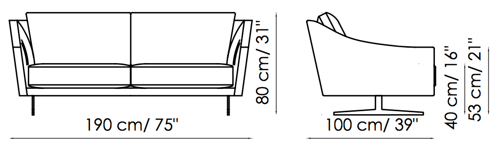Bonaldo Skid Sofa