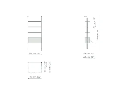 Bonaldo Roll Bookshelf