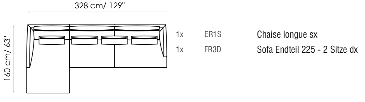 Bonaldo Paraiso Sofa