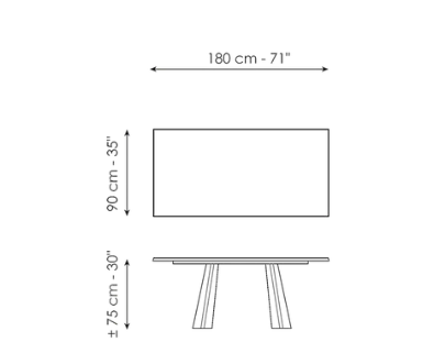Bonaldo Torii Dining Table