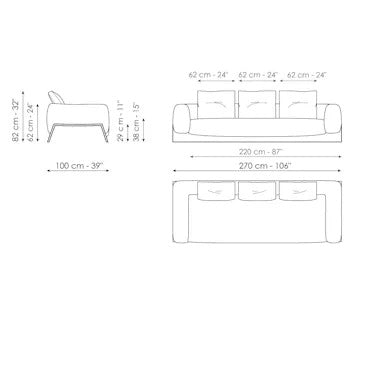 Bonaldo Boolean Sofa
