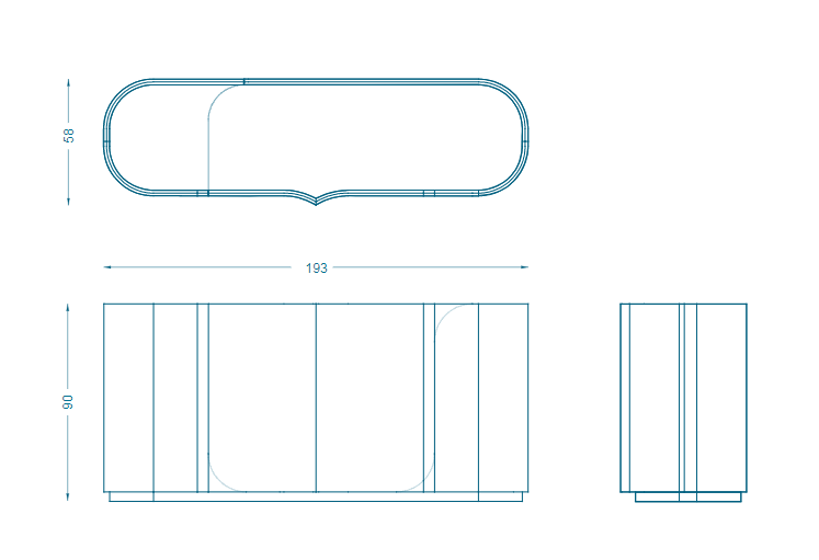 Bruno Moinard Editions Leyden Sideboard
