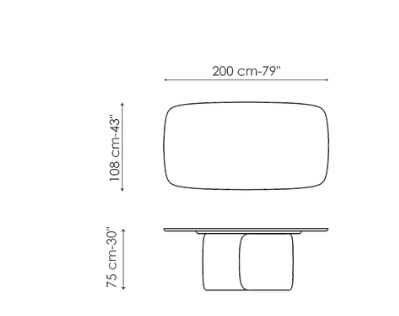 Bonaldo Mellow Dining Table