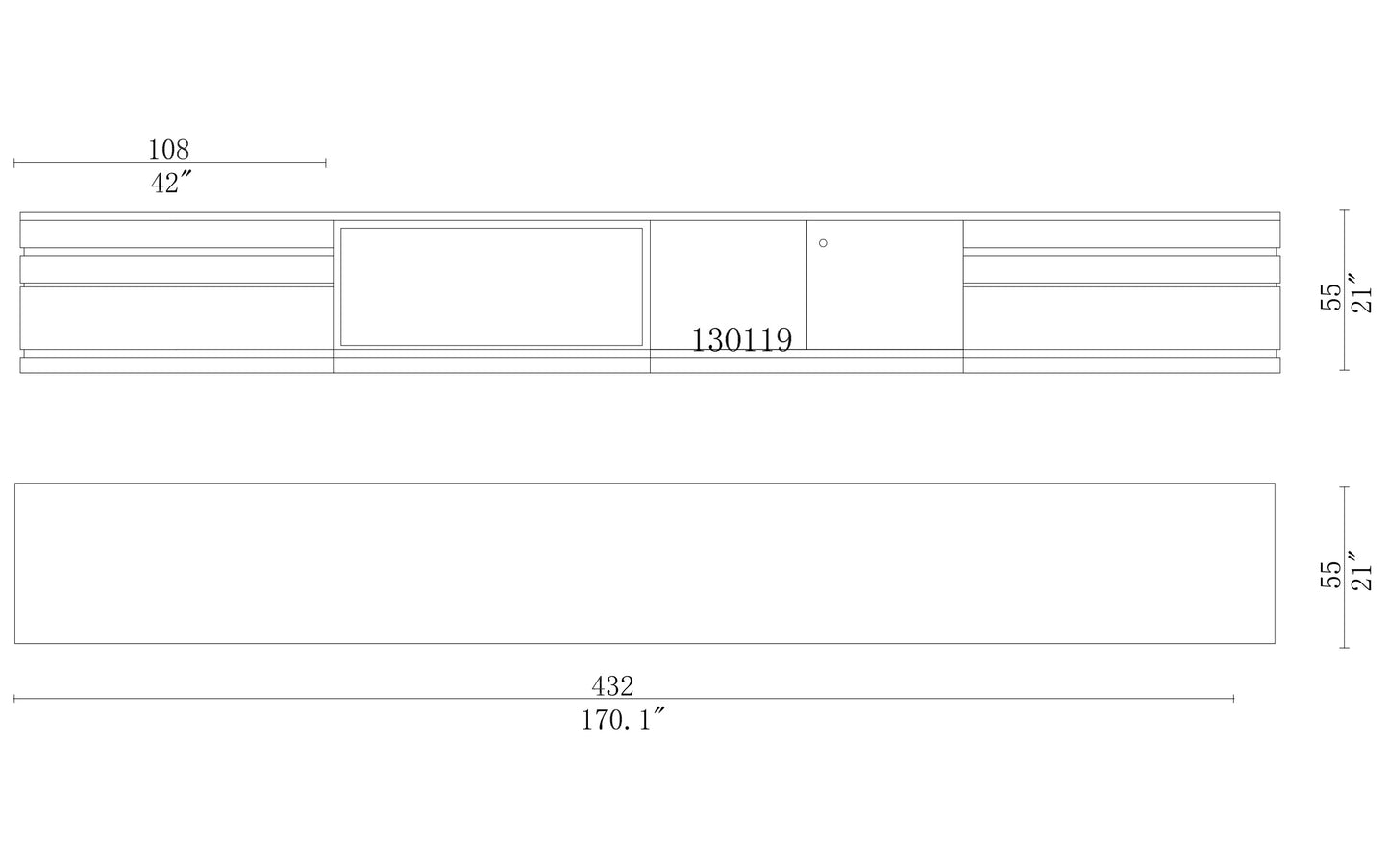 Cassina Deco Sideboard