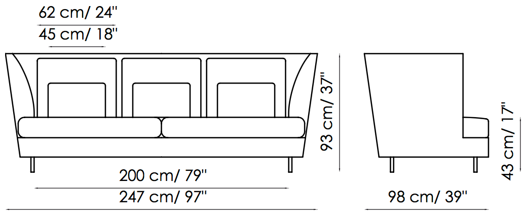 Bonaldo Lars Sofa