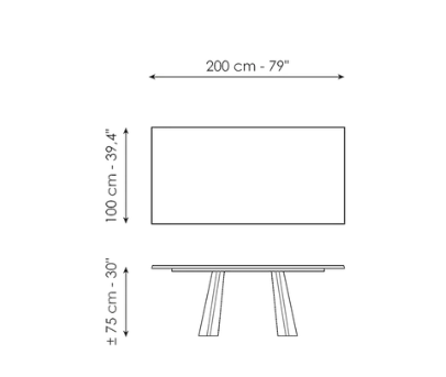 Bonaldo Torii Dining Table