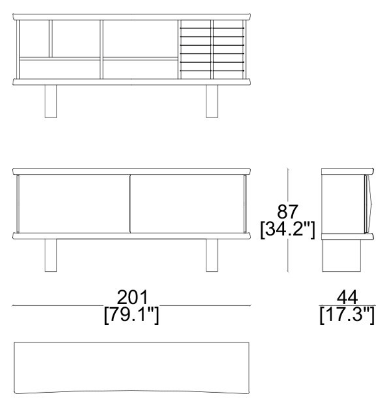 Cassina Riflesso Sideboard