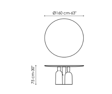 Bonaldo Cop Dining Table