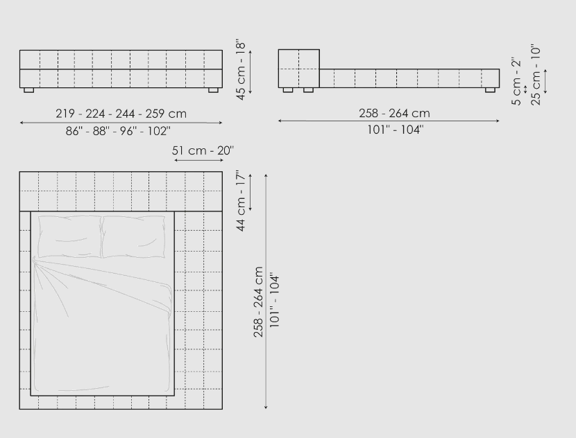 Bonaldo Squaring Bed