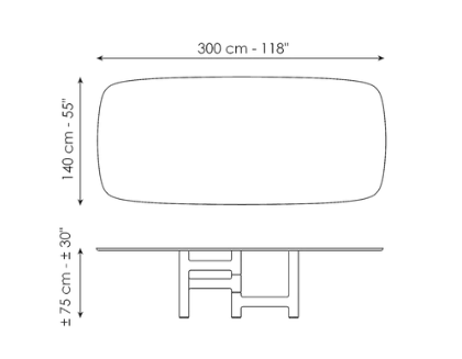 Bonaldo Pivot Dining Table