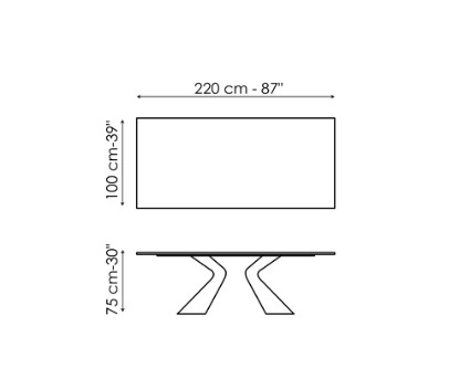 Bonaldo Prora Dining Table