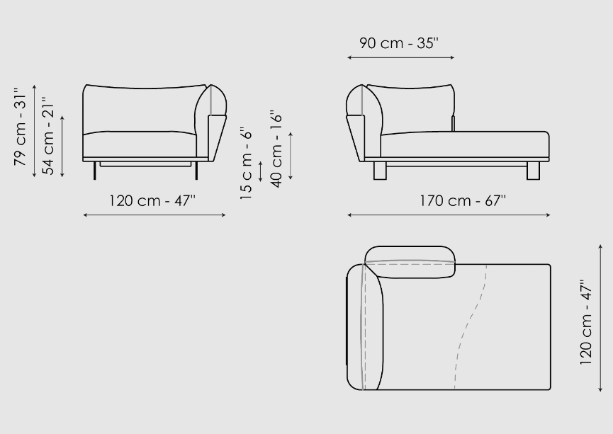 Bonaldo  Blend Sofa
