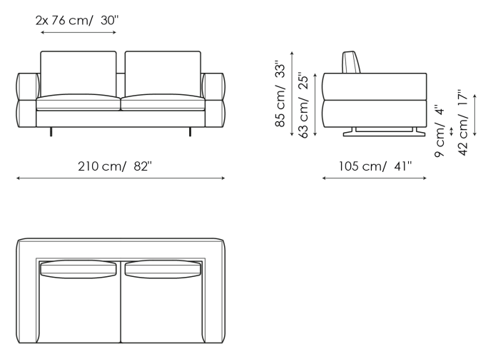 Bonaldo Ever More Sofa