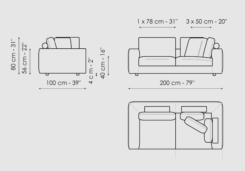 Bonaldo Superhiro Sofa