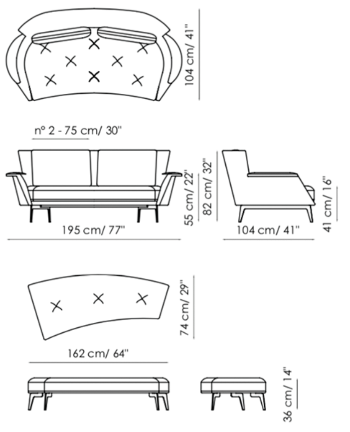 Bonaldo Lovy Sofa