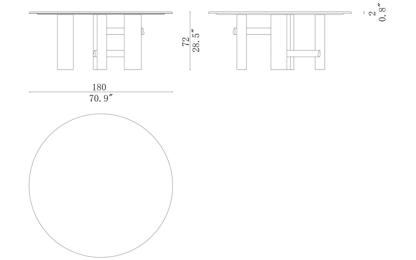 Cassina Sengu Dining Table
