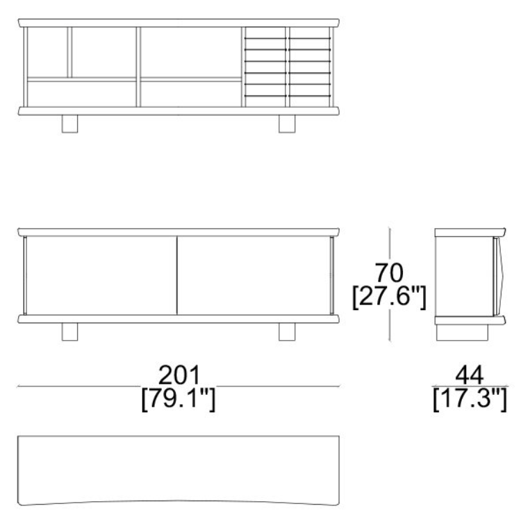 Cassina Riflesso Sideboard