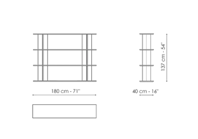 Bonaldo Dogma Bookshelf