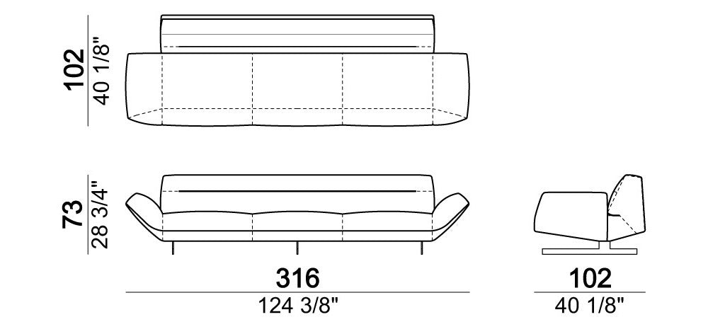 Arketipo Nash Sofa