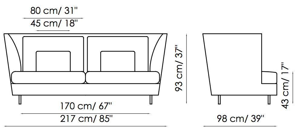 Bonaldo Lars Sofa