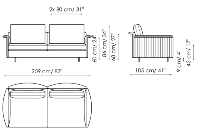 Bonaldo Only You Sofa