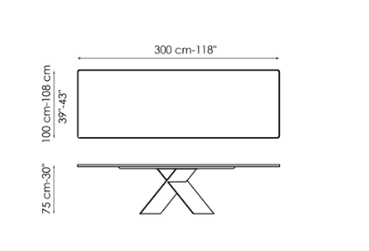 Bonaldo Ax Dining Table