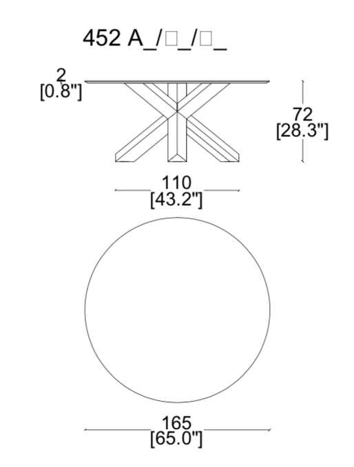 Cassina La Rotonda Dining Table