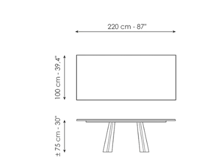 Bonaldo Torii Dining Table
