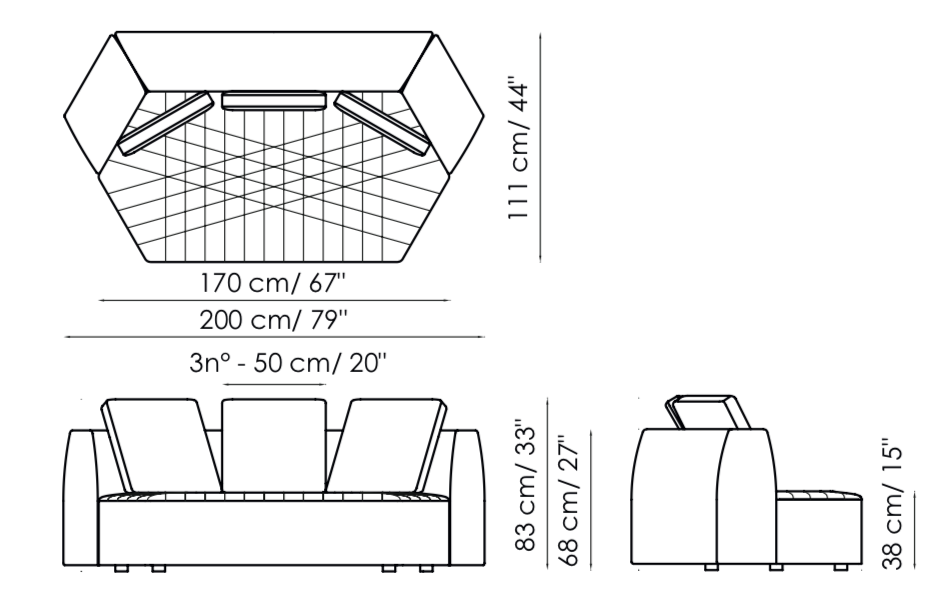 Bonaldo Panorama Sofa