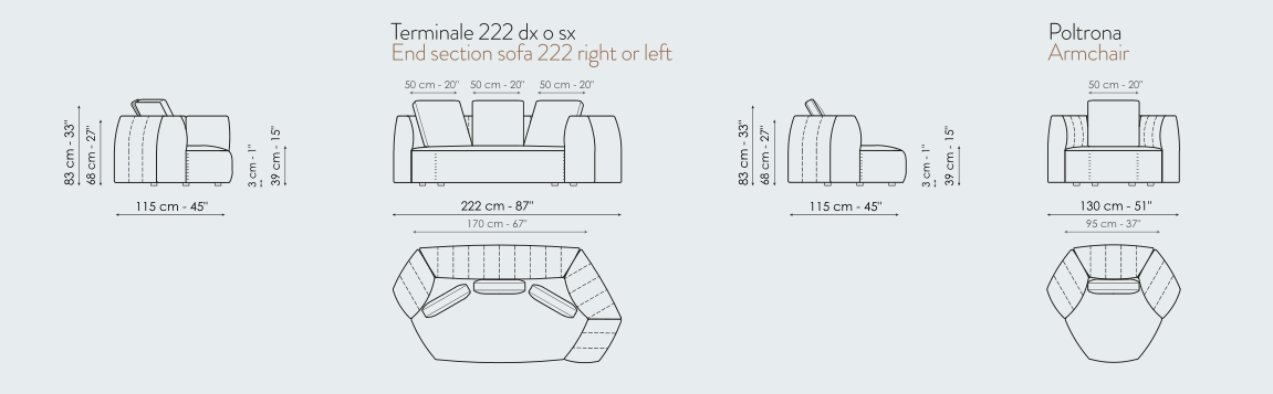 Bonaldo Panorama New Sofa