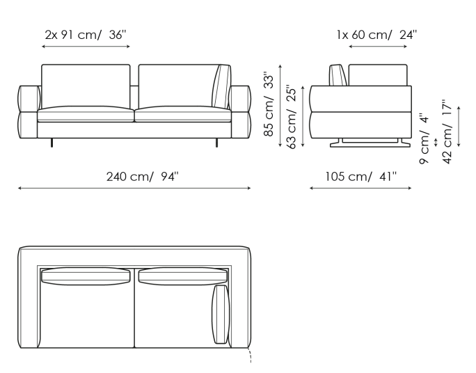 Bonaldo Ever More Sofa