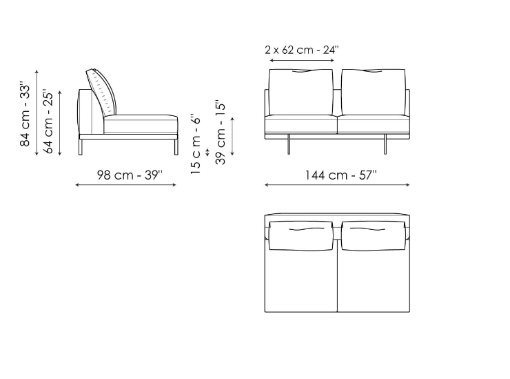 Bonaldo Phil Sofa