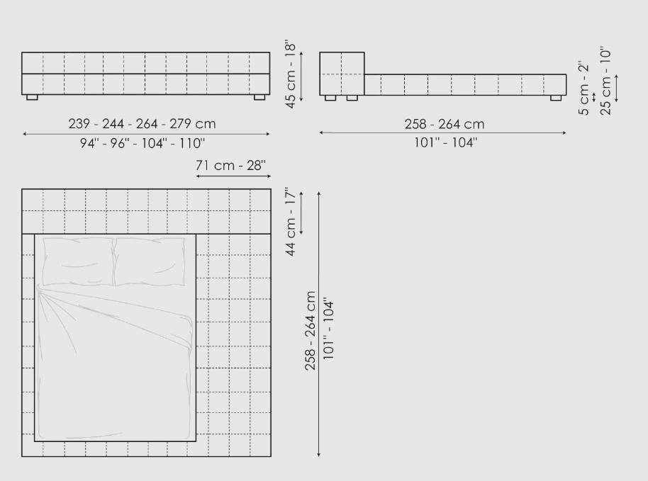 Bonaldo Squaring Bed