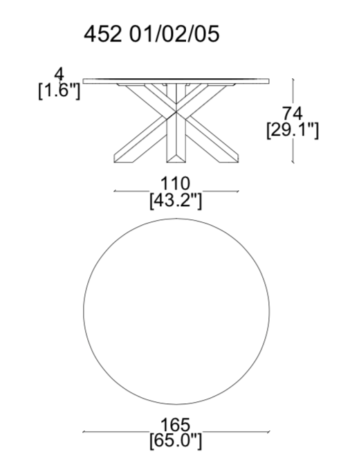 Cassina La Rotonda Dining Table