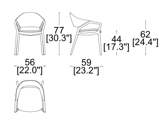 Cassina Ico Dining Chair