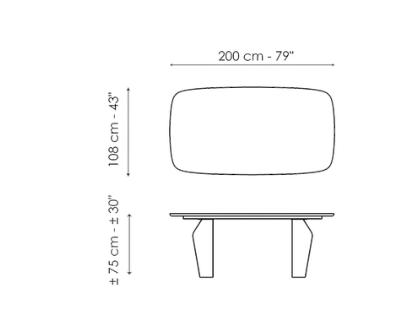 Bonaldo Flame Dining Table