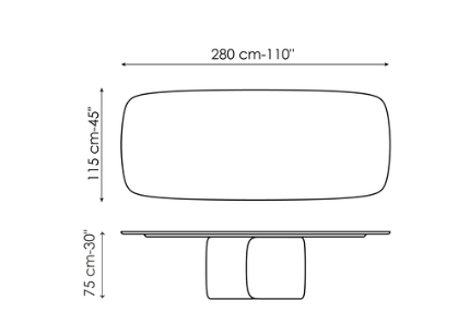 Bonaldo Mellow Dining Table