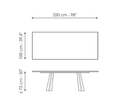 Bonaldo Torii Dining Table