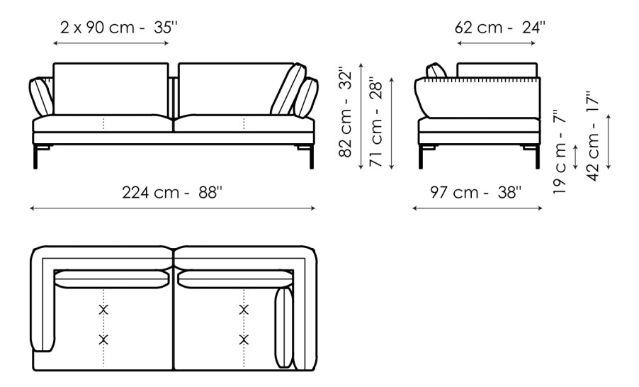 Bonaldo Aliante Sofa