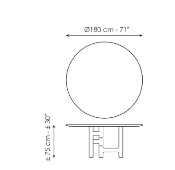 Bonaldo Pivot Dining Table