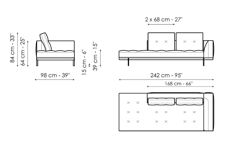 Bonaldo Maximilian Sofa
