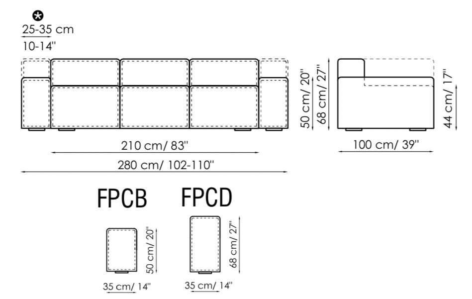Bonaldo Peanut B Sofa