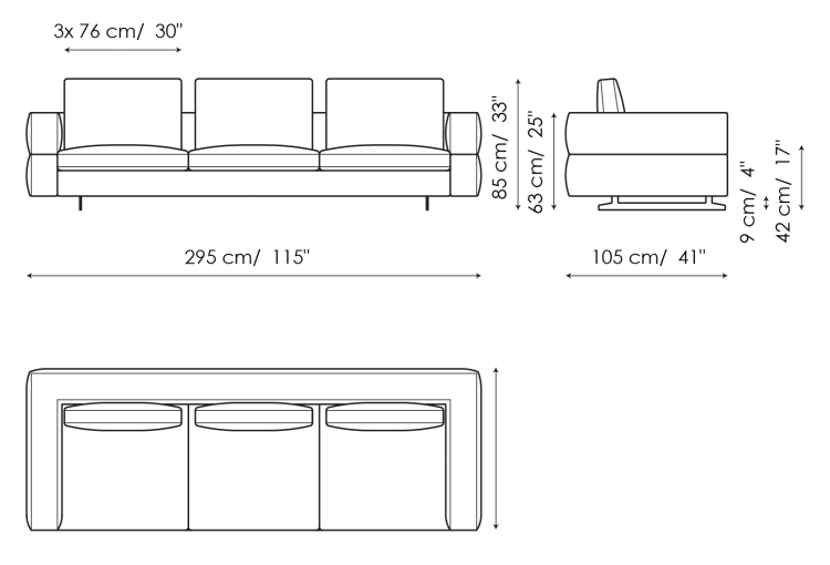 Bonaldo Ever More Sofa