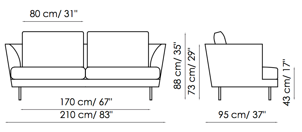 Bonaldo Lars Sofa