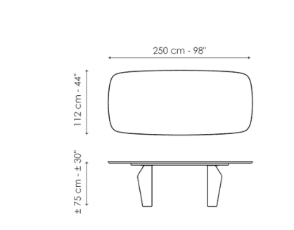 Bonaldo Flame Dining Table