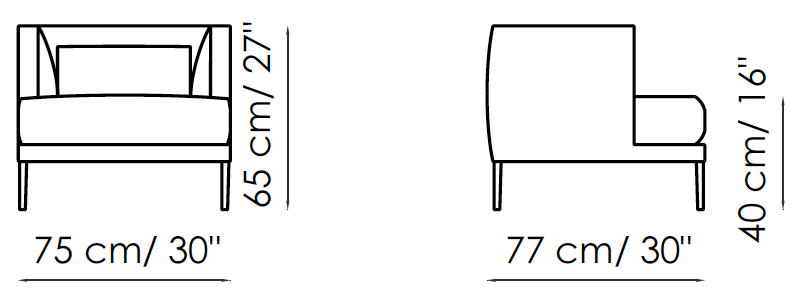 Bonaldo Paraiso Sofa
