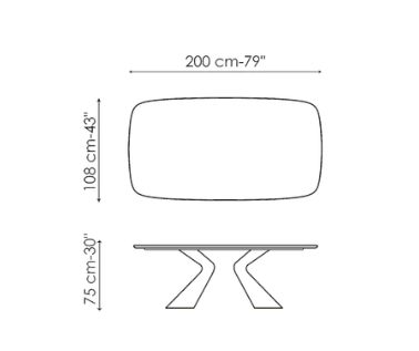 Bonaldo Prora Dining Table